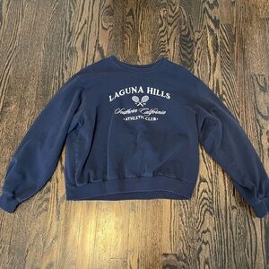 Hollister Navy Crewneck